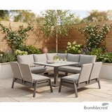 Bramblecrest Malta 4 Piece Deep Seating Patio Set with Height Adjustable Table Bramblecrest Malta 4 Piece Deep Seating Patio Set with Height Adjustable Table