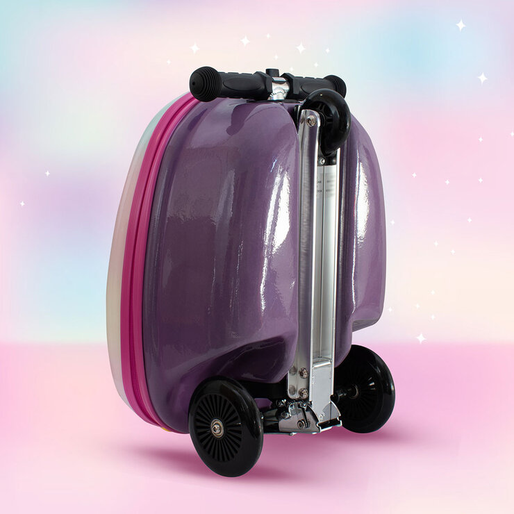 Zinc Flyte Midi 18" Scooter Suitcase, Luna the Unicorn