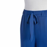 Hilary Radley Crinkle Wide Leg Pant in Blue