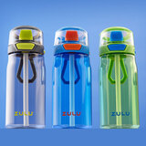 Zulu Flex Water Bottle, 3 Pack in Grey/Blue/Green