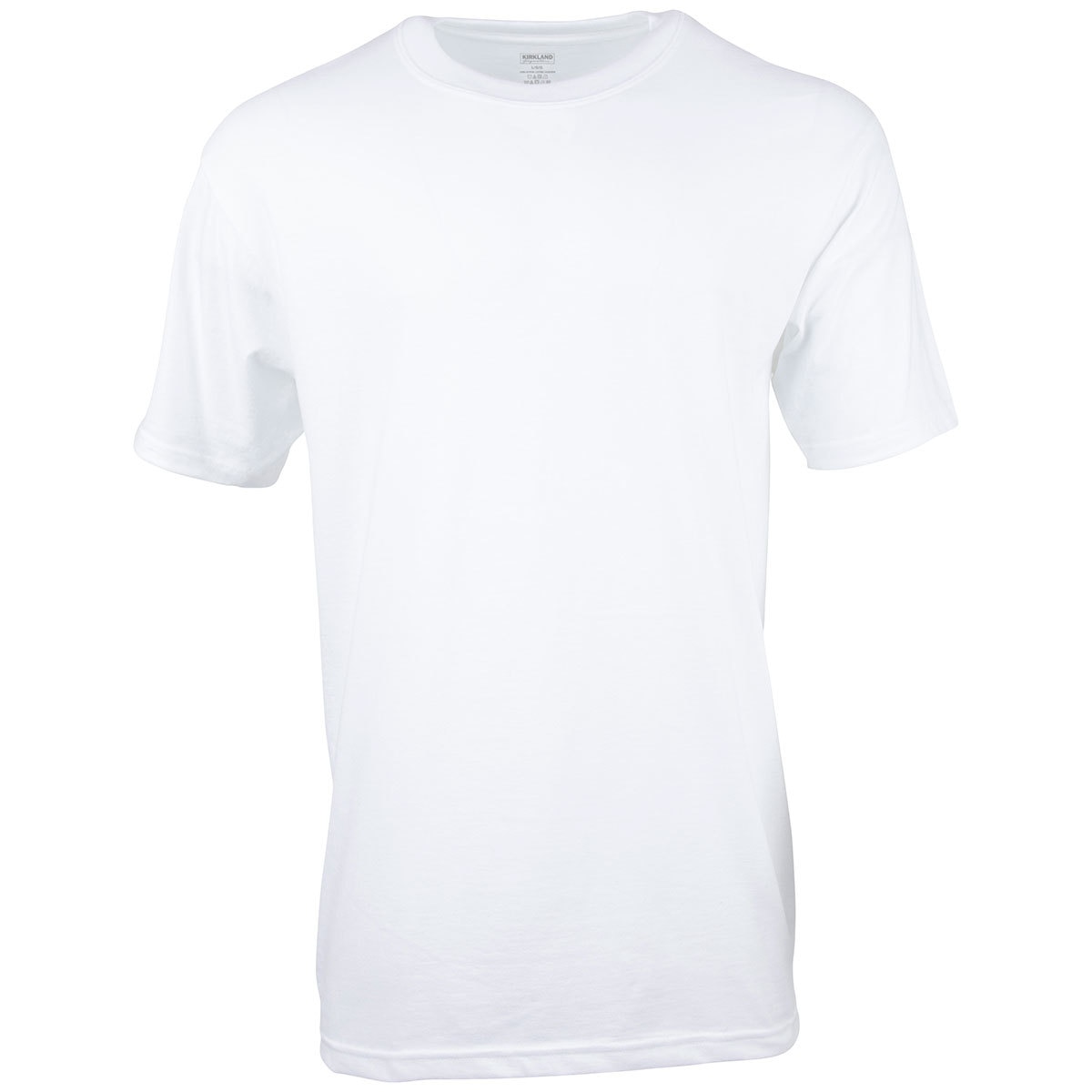 Kirkland Signature Men s Cotton Crew Neck White T Shirt