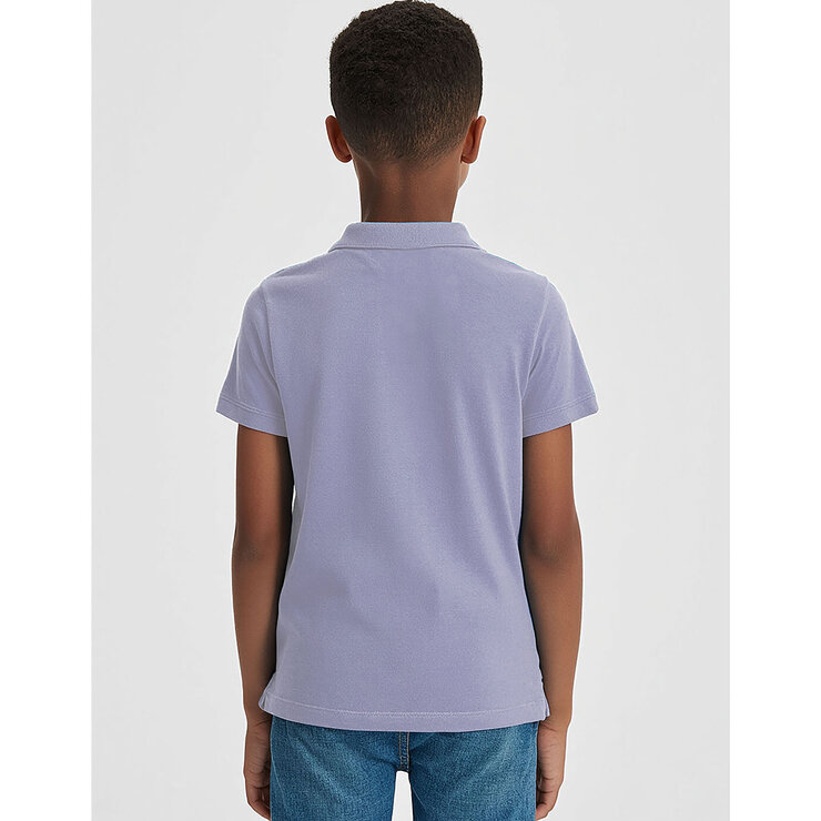 Jack Wills Youth Polo in Grey & Purple Jack Wills Youth Polo in Grey & Purple