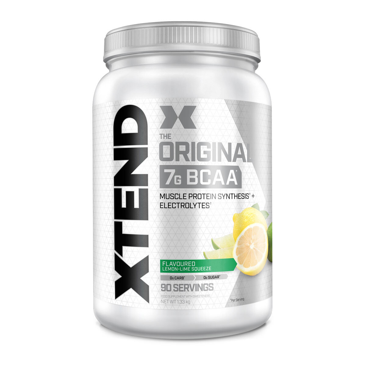 Xtend BBCA Recovery Powder Lemon & Lime, 1.33kg