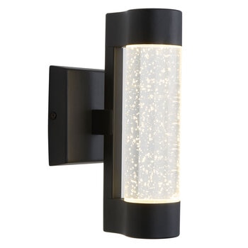 Artika Bubble Flow Outdoor/ Indoor LED Wall Light in Black 