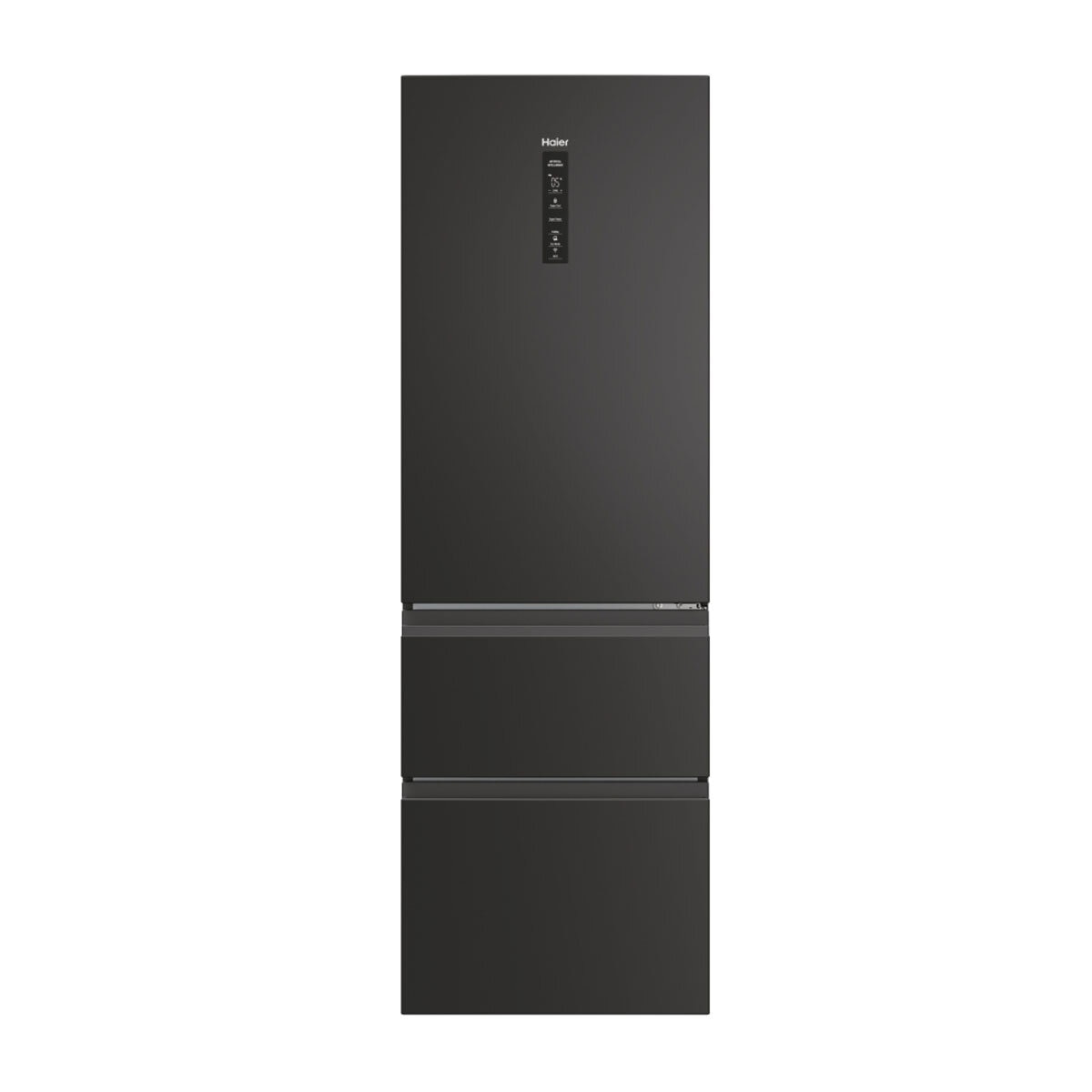 Haier HTW3618ENPB Series 3 Fridge Freezer, E Rated in Slate Black
