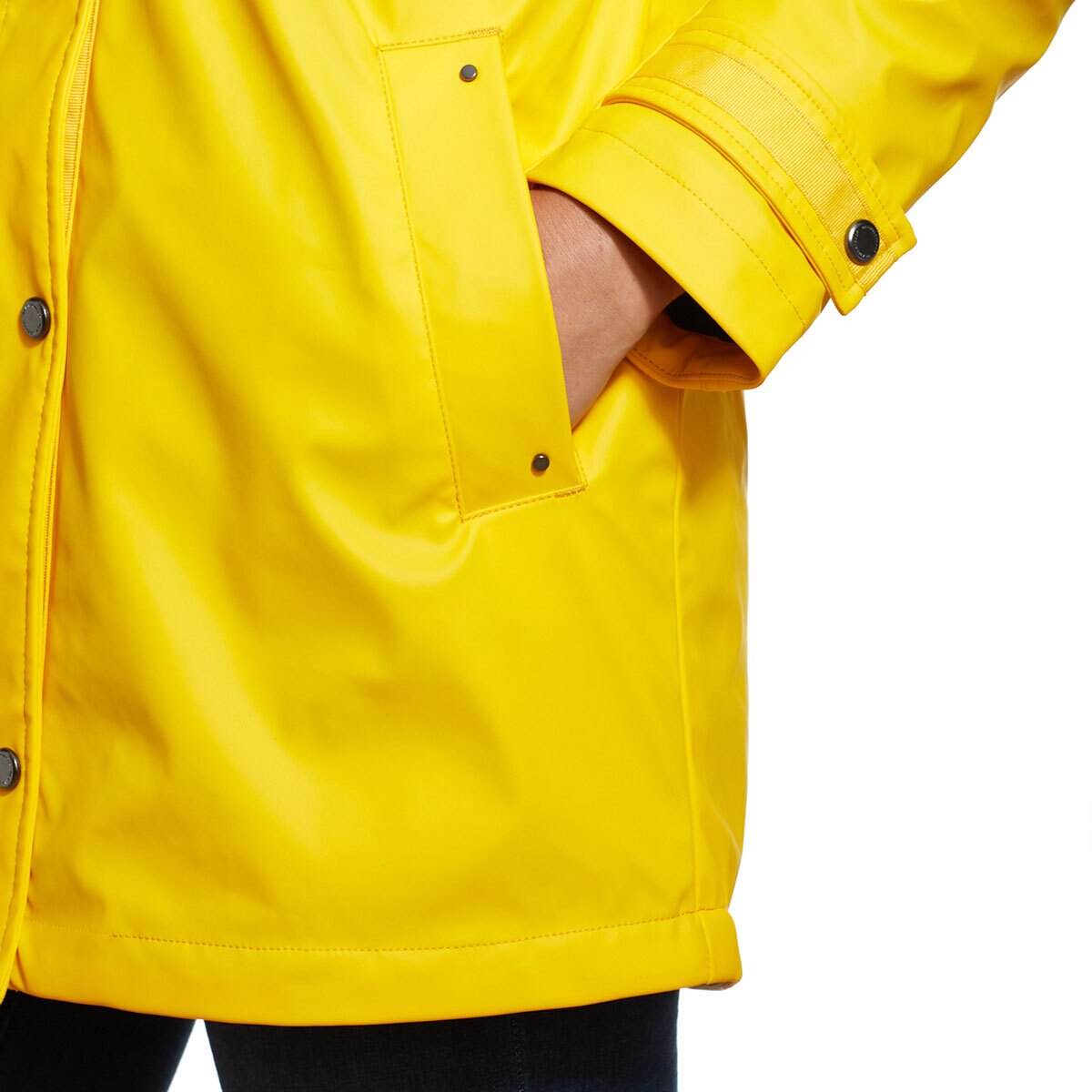 Weatherproof Women's Slicker Jacket in Yellow, Extra Large Costco UK