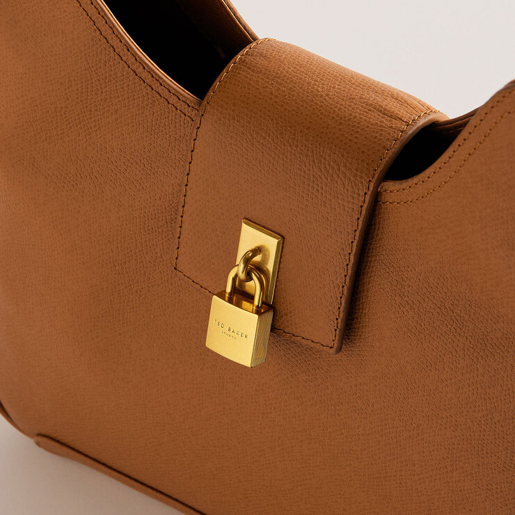 Ted Baker Chelse Padlock Leather Shoulder Bag Ted Baker Chelse Padlock Leather Shoulder Bag