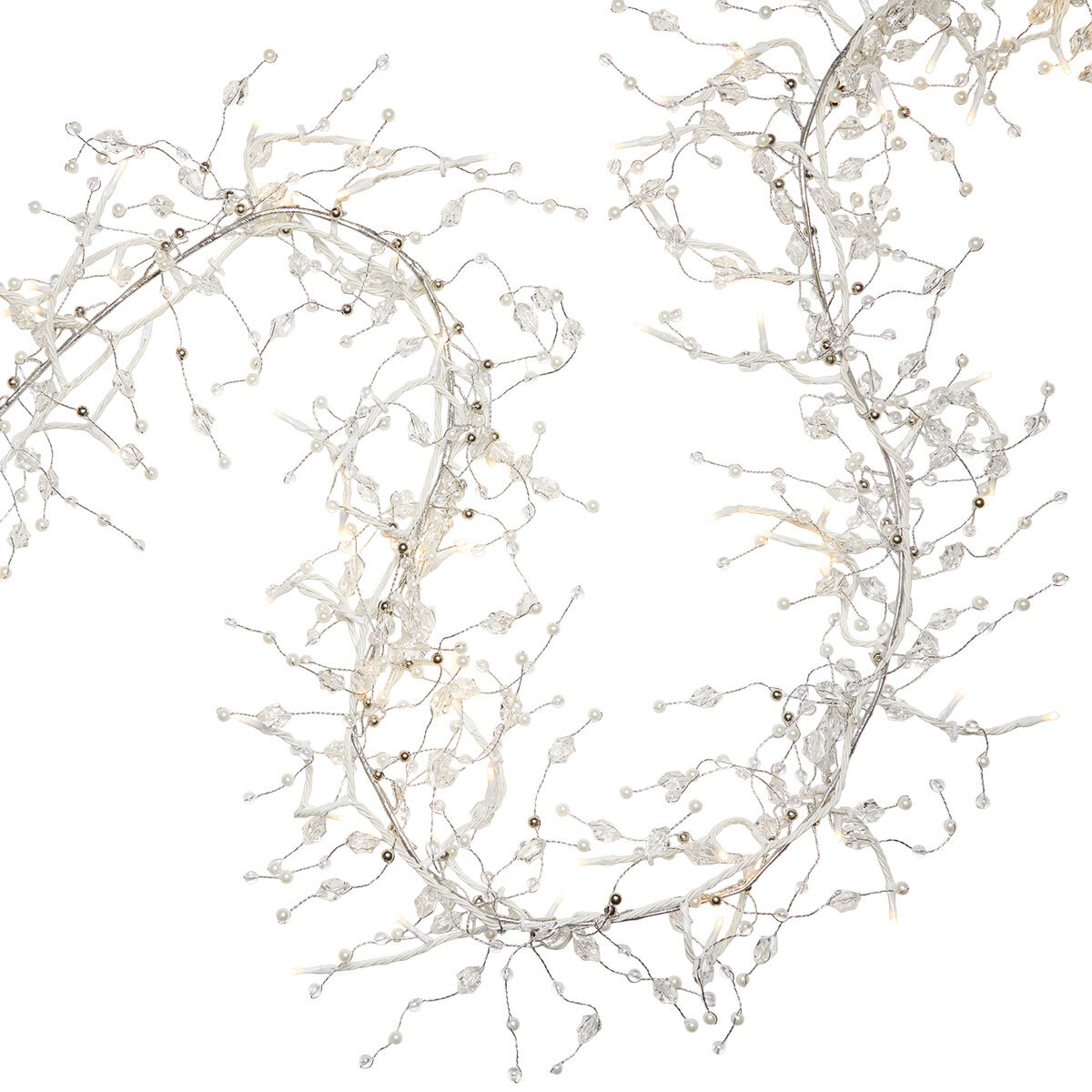 9 ft LED Garland with Microlights