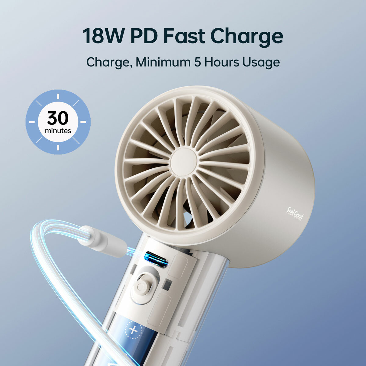 JisuLife Pro1 S Handheld Fan in 2 Colours JisuLife Pro1 S Handheld Fan in 2 Colours
