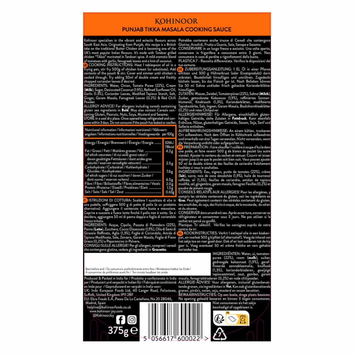 Nutritional Information