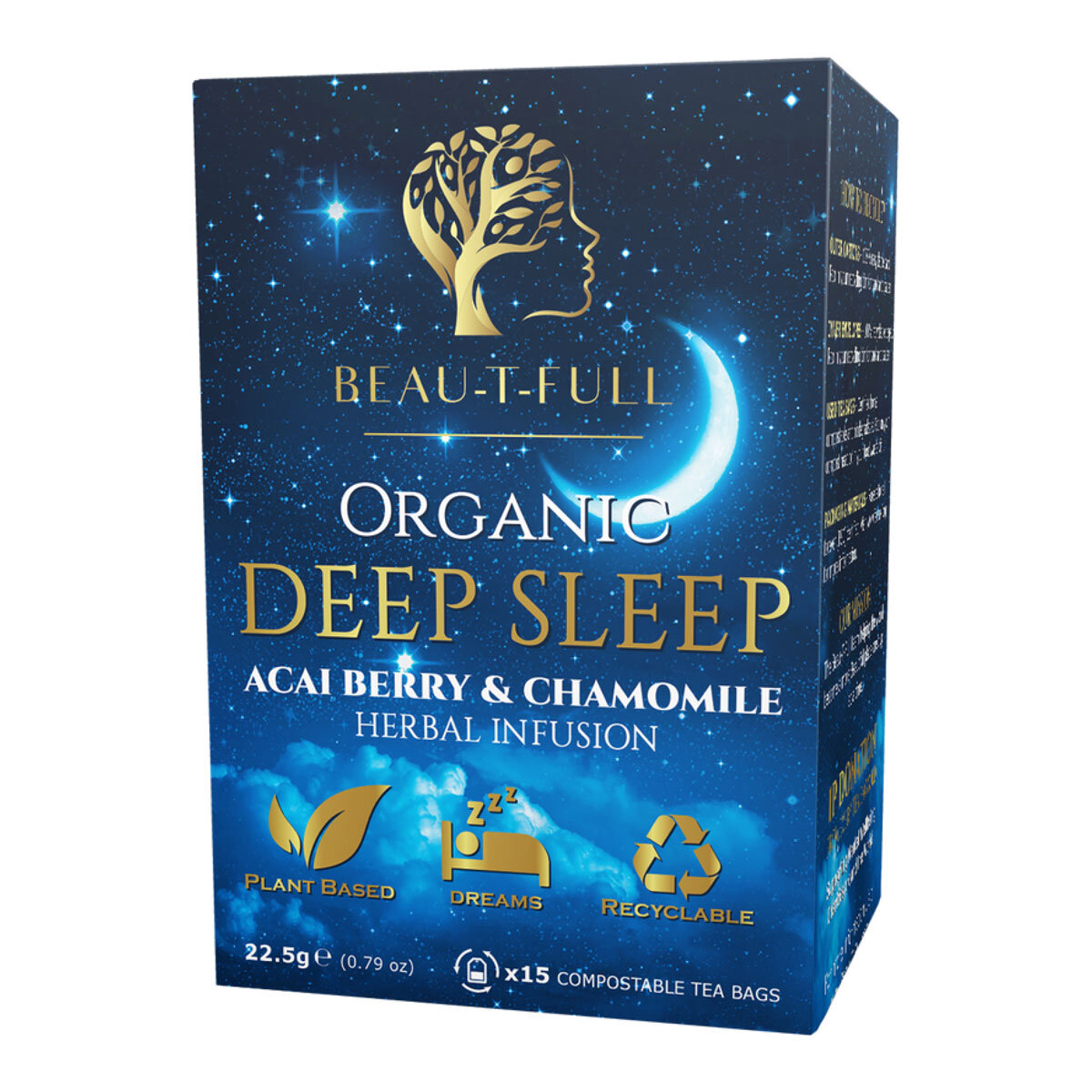 Beau-T-Full Tea Organic Tea Bag Assortment, 6 x 15 Pack