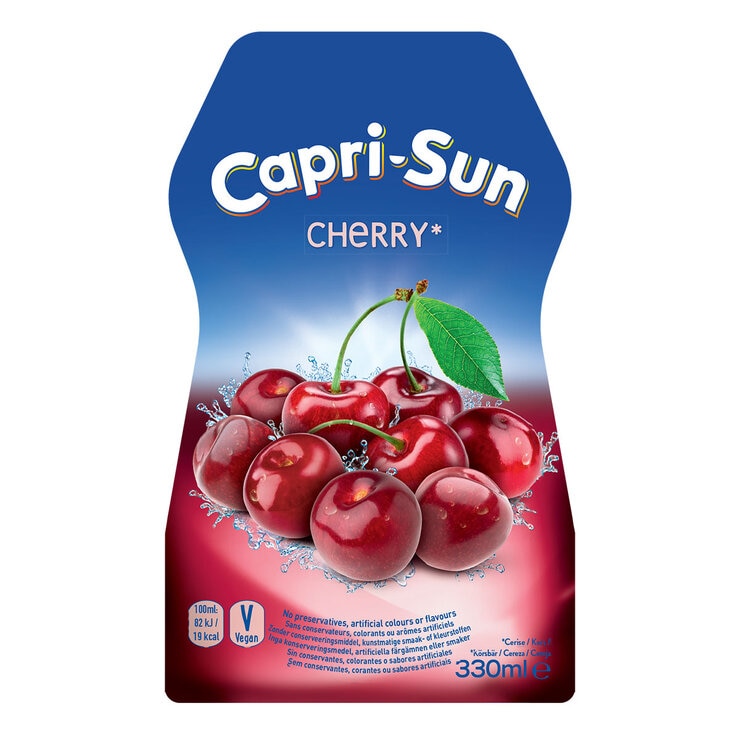 Capri-Sun Sports Cap Cherry Flavour Drink, 15 x 330ml Capri-Sun Sports Cap Cherry Flavour Drink, 15 x 330ml