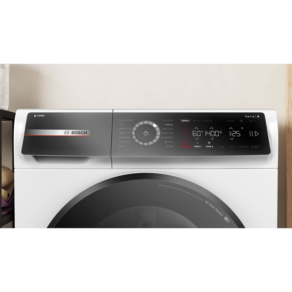 Bosch WGB256A1GB Series 8 Washing Machine, A Rated in White