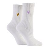 Caroline Gardner Ladies Bamboo Leisure Sock 6 Pack in Pink
