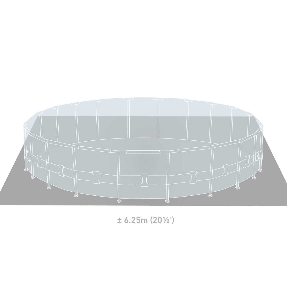 Intex 22ft Oval Frame Pool