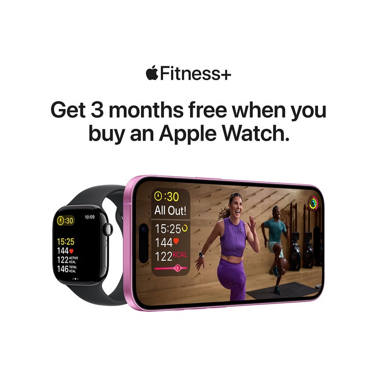 Apple Watch SE GPS + Cellular, 44mm Midnight Aluminium Case with Ink Sport Band Loop , MXGN3QA/A