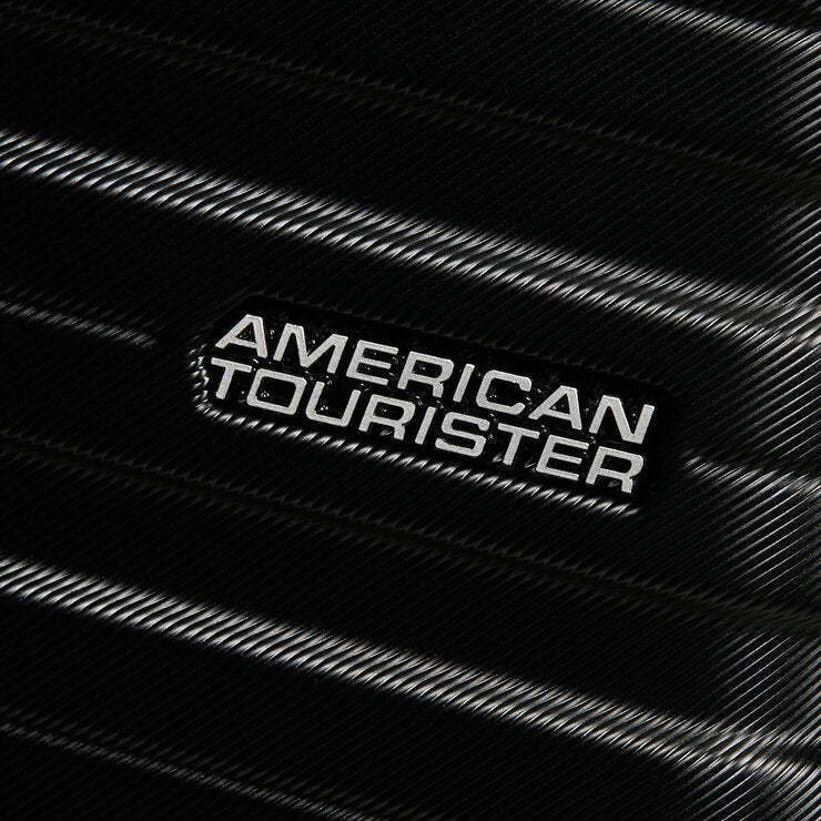 American Tourister 3pc Luggage Set Spinner Case In Black American Tourister 3pc Luggage Set Spinner Case In Black