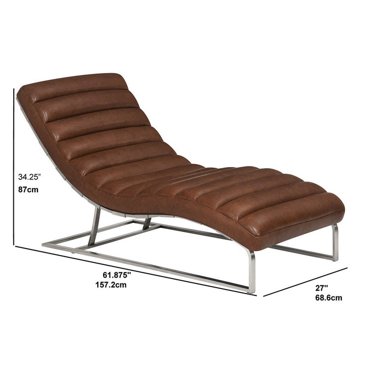 Thomasville Top Grain Leather Chaise Lounge Costco UK