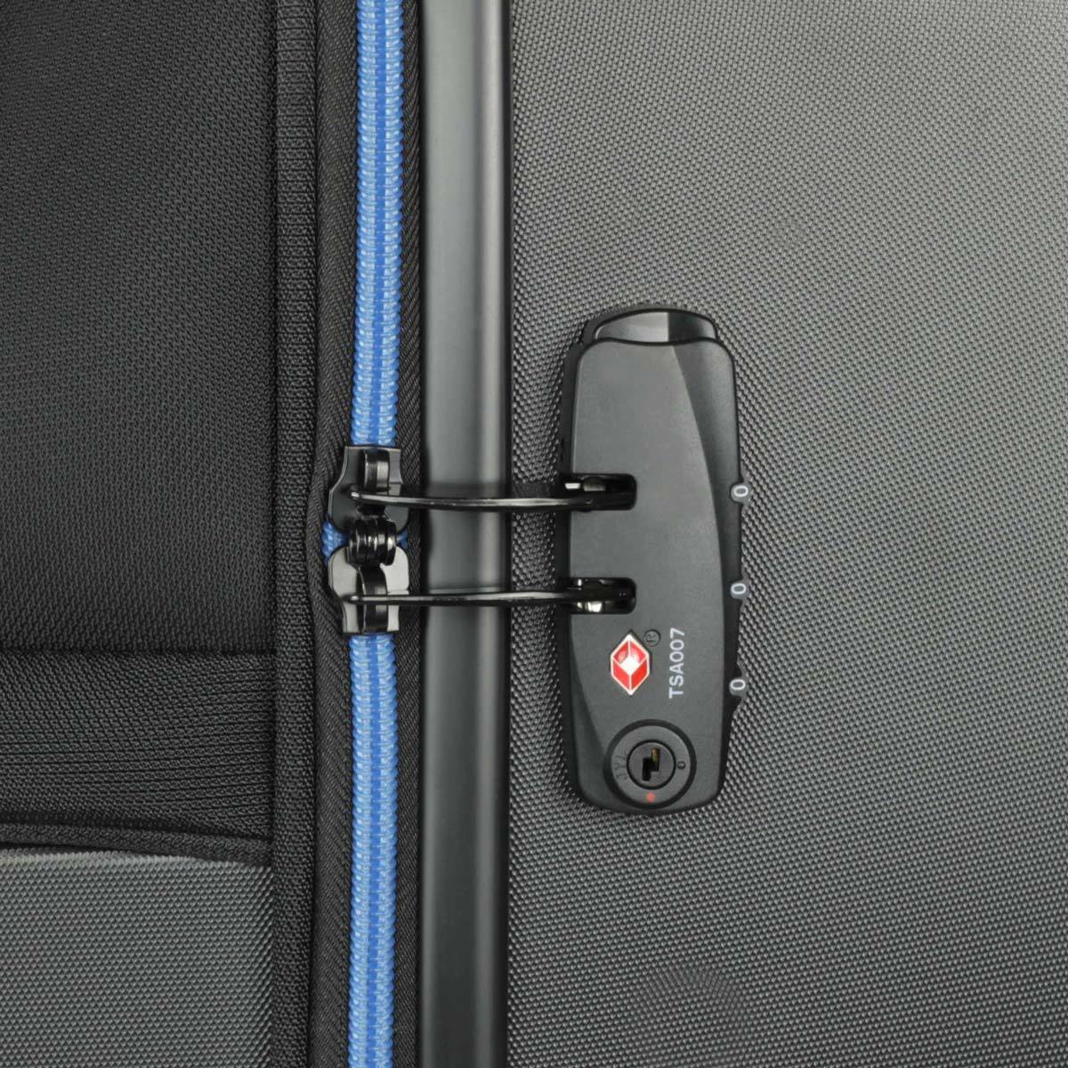 Rock Hybrid 3 Piece Hardside Suitcase Set in Black Costco UK