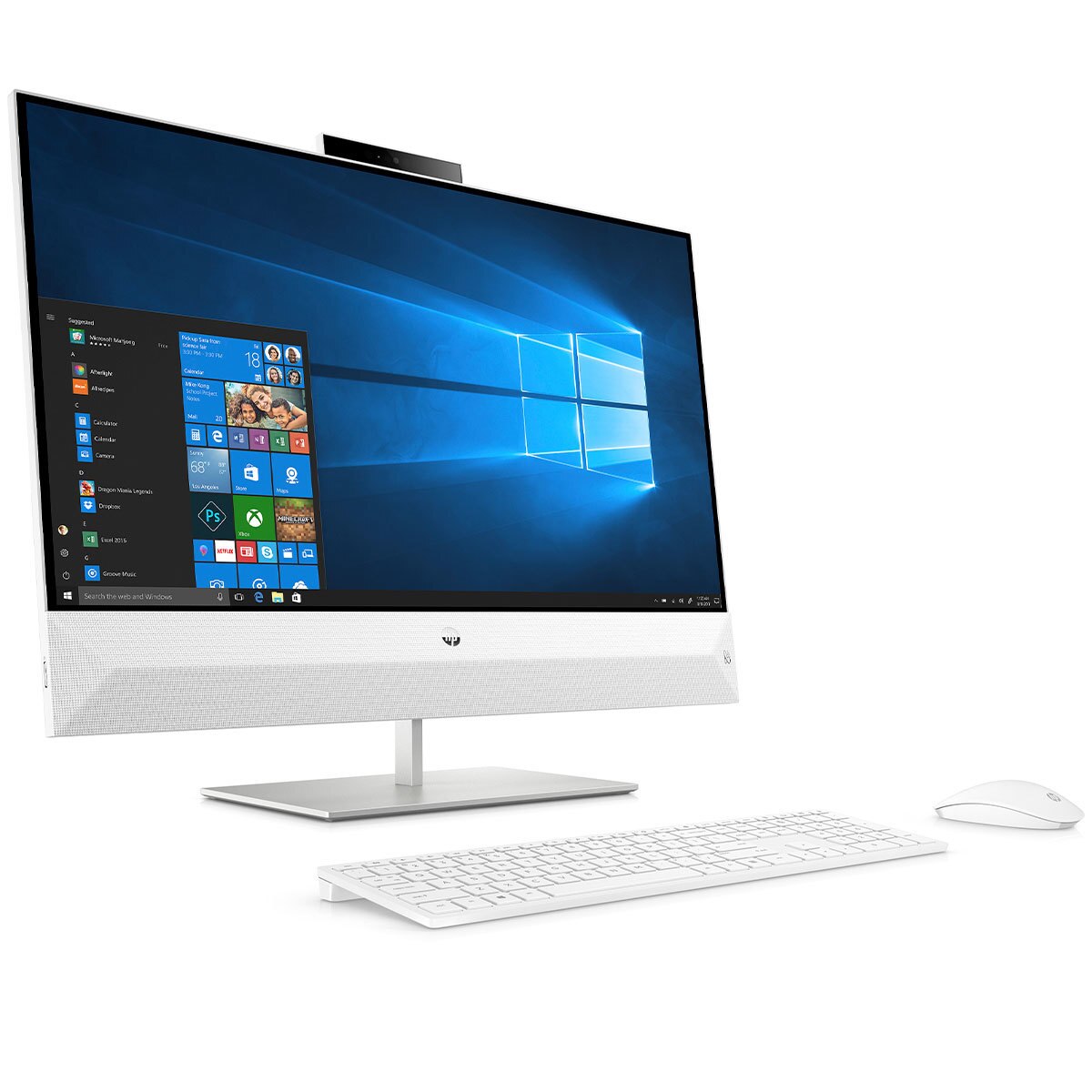 HP Pavilion, Intel Core i5, 8GB RAM, 256GB SSD + 2TB HDD, 27 inch, All