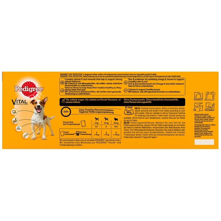 Pedigree Variety Pouch in Gravy, 40 x 100g