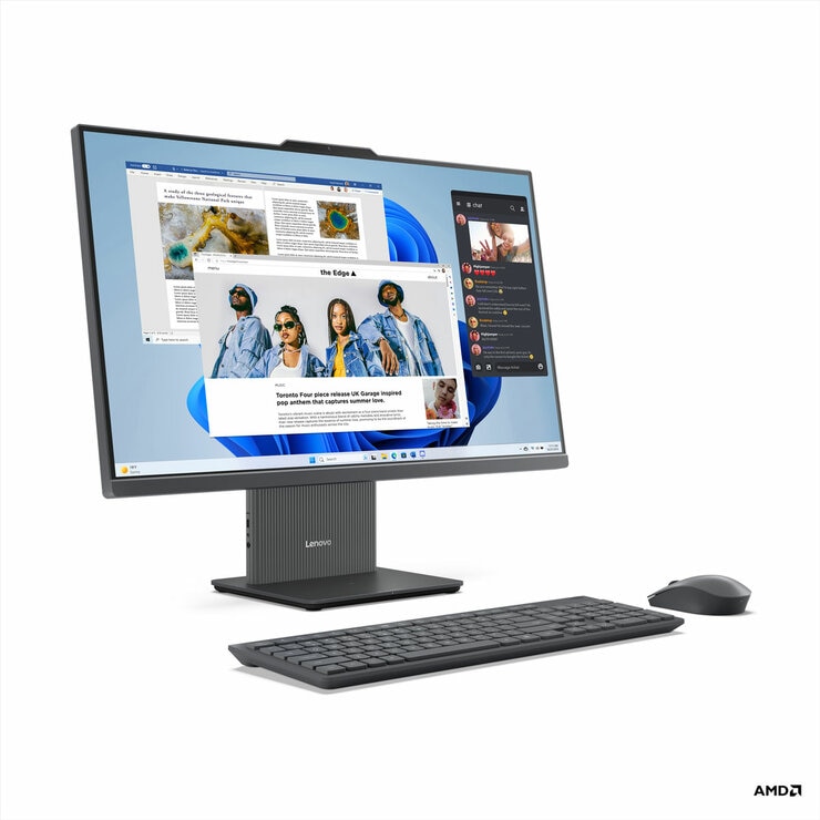 Lenovo Idea Centre, AMD Ryzen 7, 16GB, 512GB SSD, 1TB SSD, 27 inch All In One Desktop, F0HQ0088UK