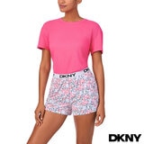 DKNY Ladies Tee & Boxer Pyjama Set in Pink