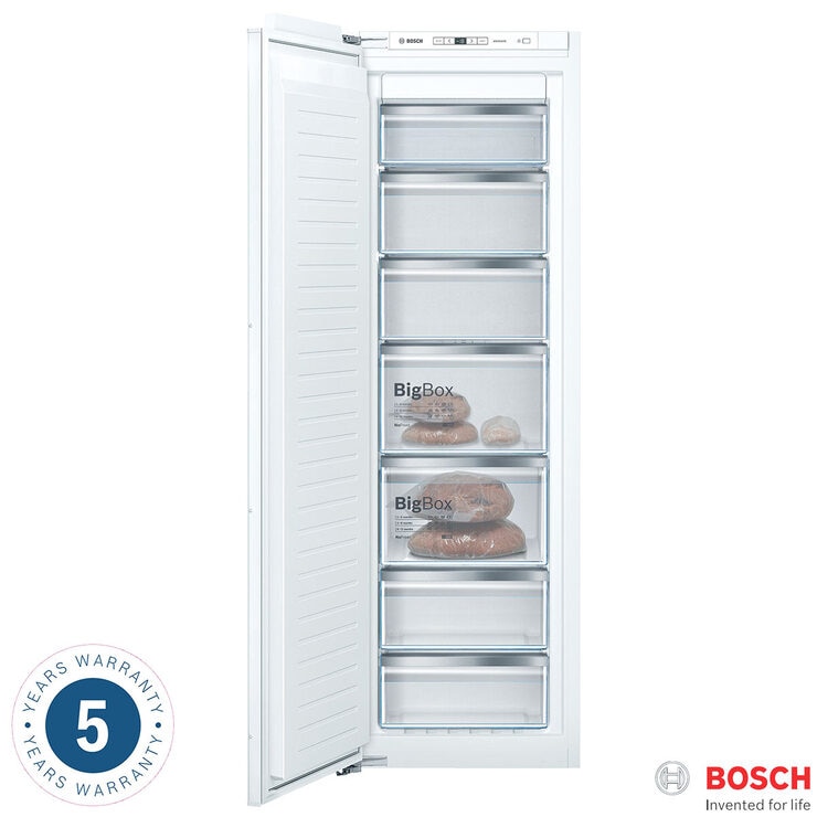 Bosch GIN81AEF0G, Integrated Freezer A++ Rating in White Costco UK