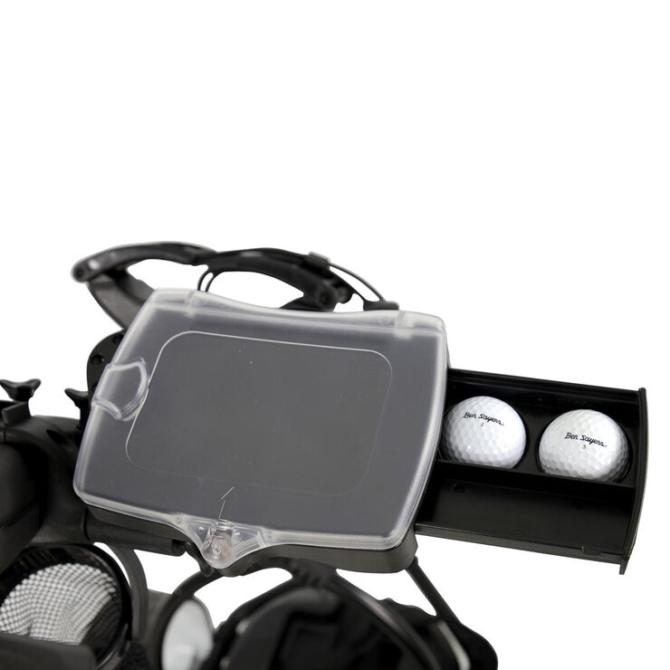 Ben Sayers 18-Hole Electric Golf Trolley in Black and Red