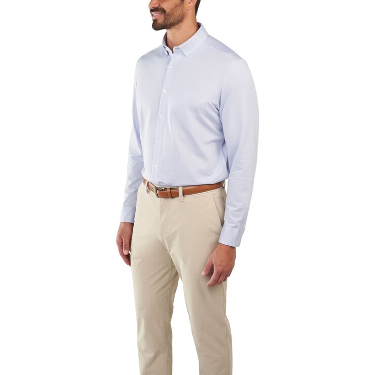 Kirkland Signature Men's Knit Dress Shirt