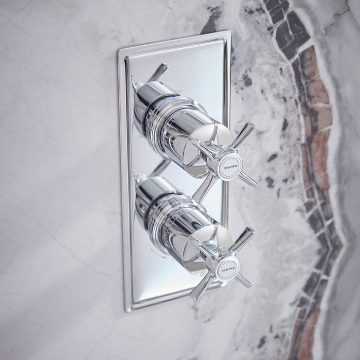 Close up image of controls on the wall