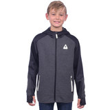 Gerry Ribbed Youth Jacket in Black/Grey