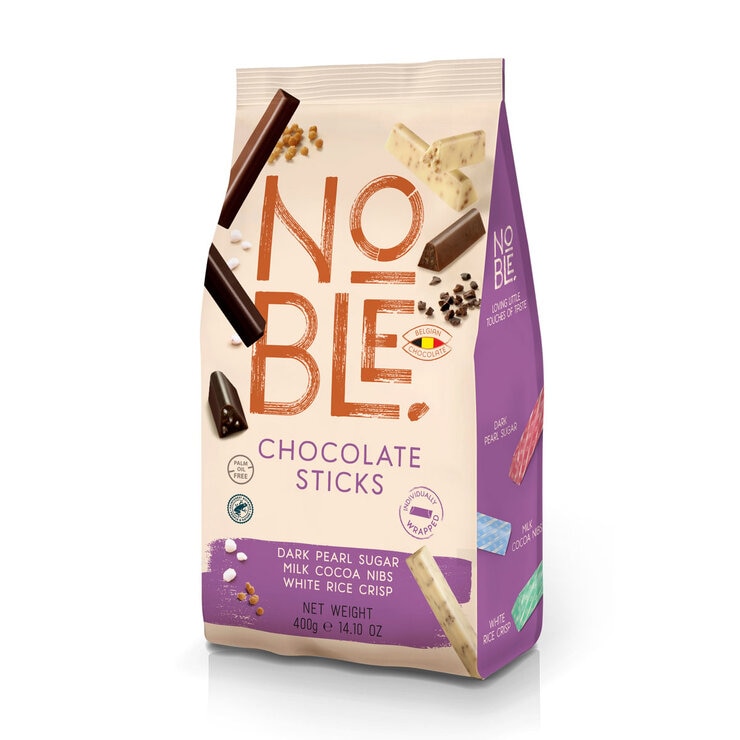 Noble Belgian Chocolate Sticks, 400g Noble Belgian Chocolate Sticks, 400g