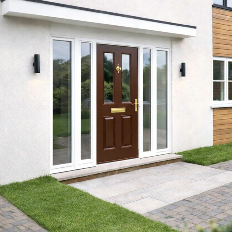 Mendes External Thermal Grey Primed Rutland Clear Glazed in 2 Sizes