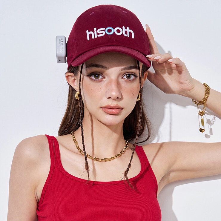 Hisooth H3 Hair Regrowth Scalp Massage Cap with LED Light in Burgundy, size Small Hisooth H3 Hair Regrowth Scalp Massage Cap with LED Light in Burgundy, size Small