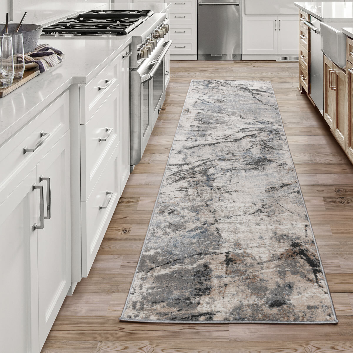 Centenno Tunja Marble Floor Runner, 66 x 244 cm Costco UK
