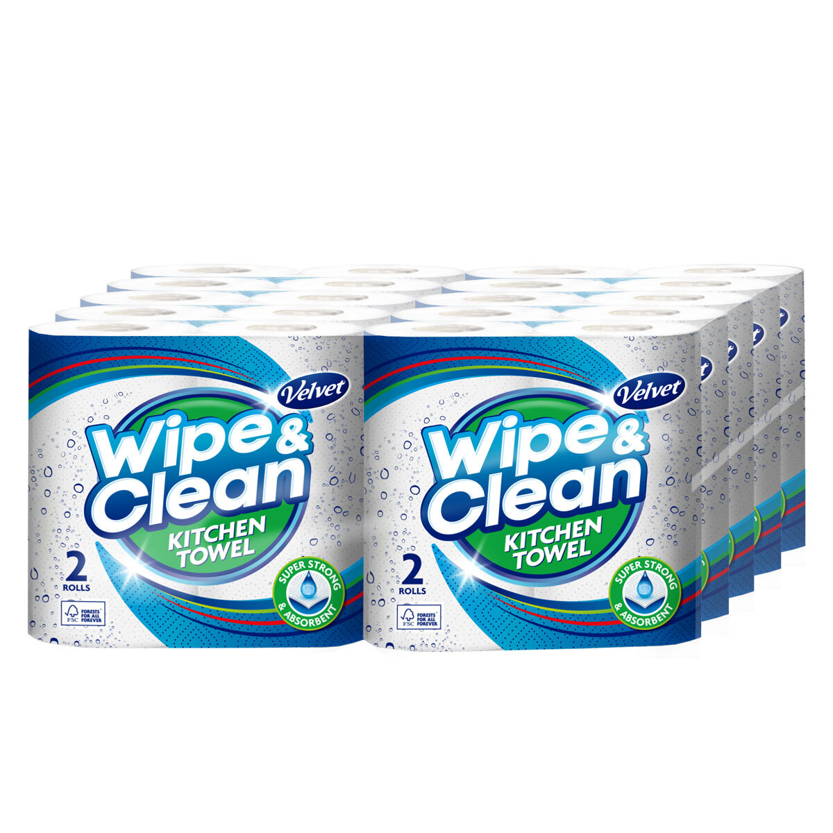 case of velvet wipe and clean