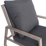 Tilham 7 Piece Cushioned Sling Dining Patio Set + Cover