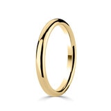 2.0mm Basic Court Wedding band. 18ct Yellow Gold