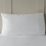Belledorm 600 Thread Count Cotton White Duvet Cover Set in 3 Sizes