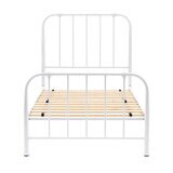 Gallery Loughton Cream Metal Bed Frame, Single