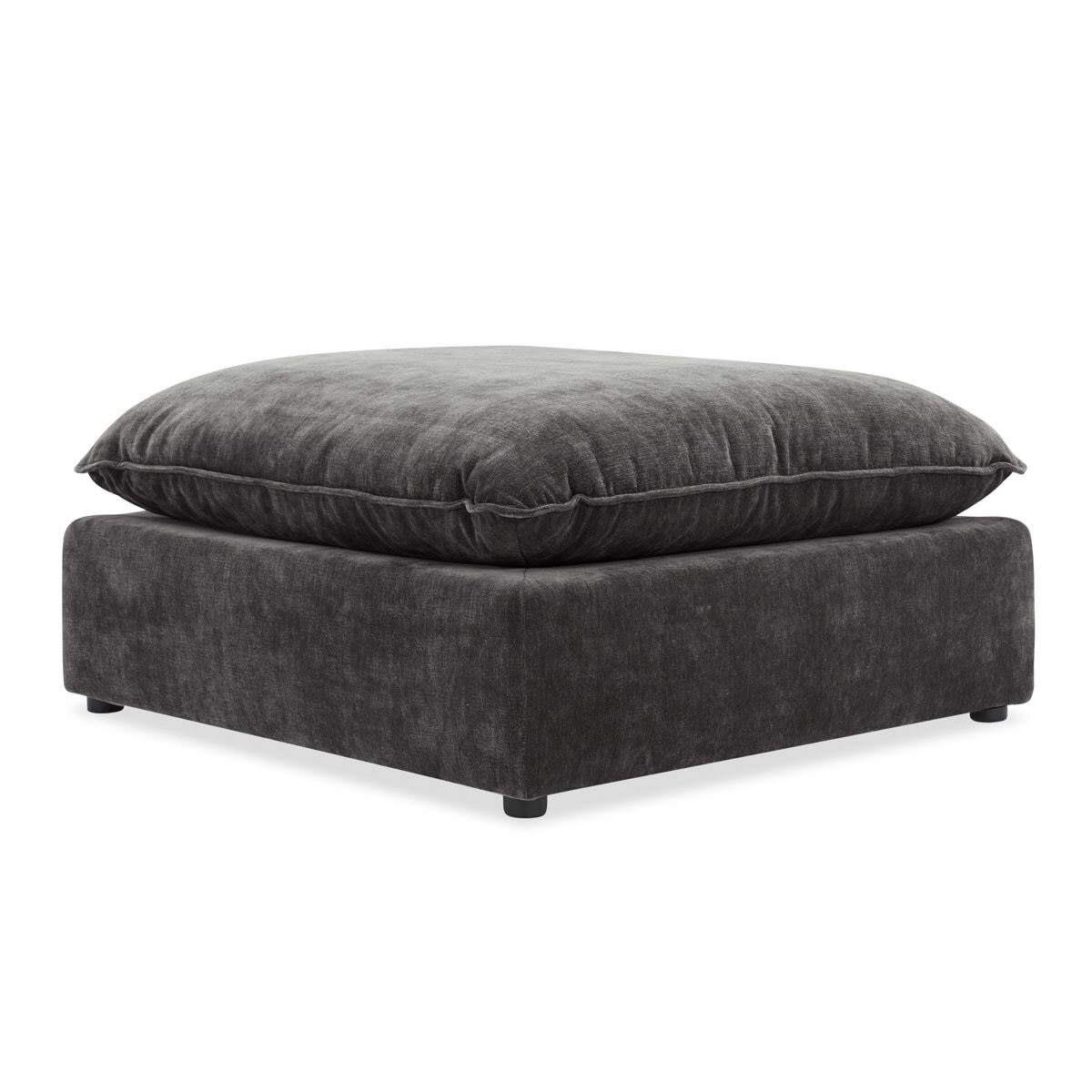Aiden & Ivy Sereen Dark Grey Fabric Ottoman Aiden & Ivy Sereen Dark Grey Fabric Ottoman