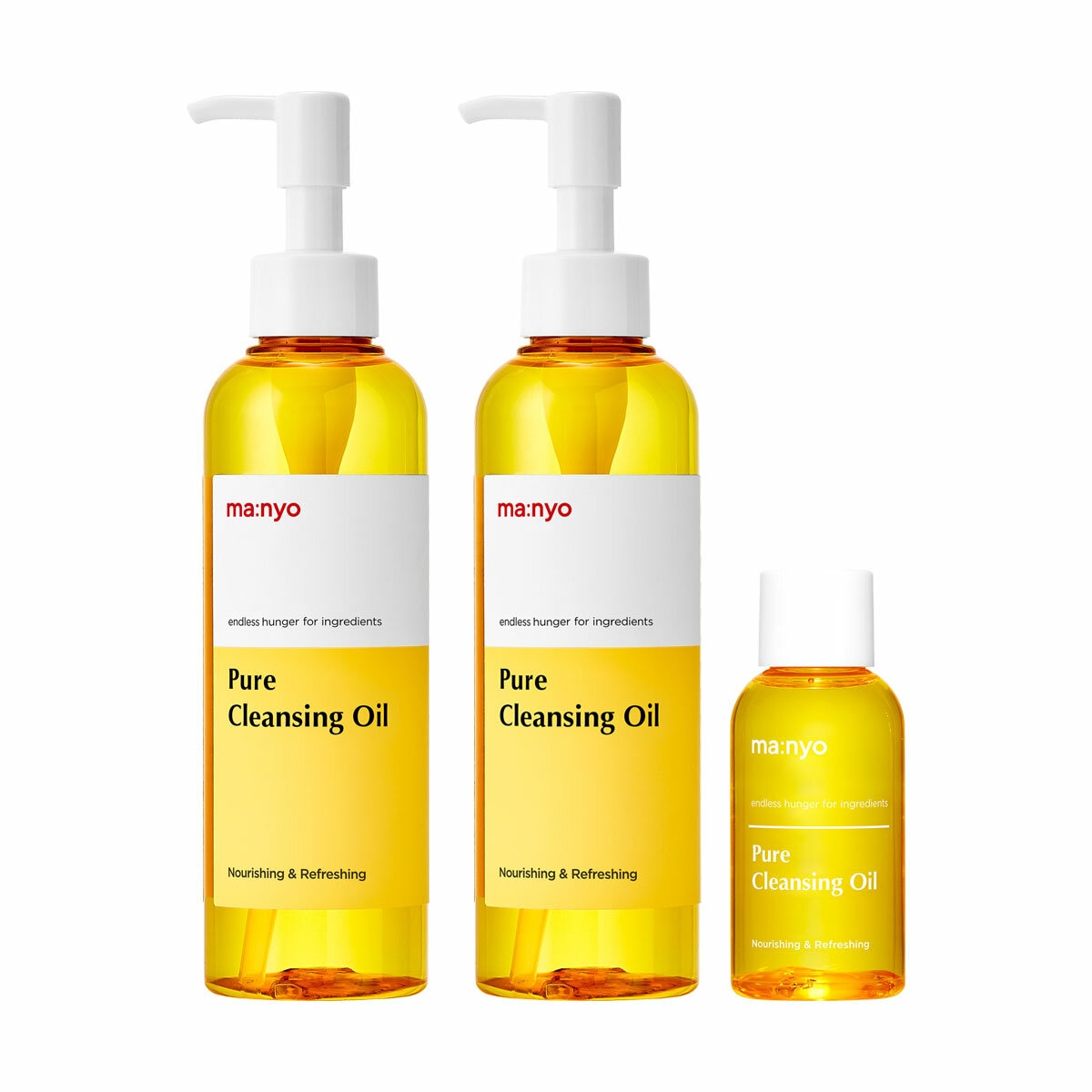 Ma:nyo Pure Cleansing Oil, 2 x 200ml + 55ml