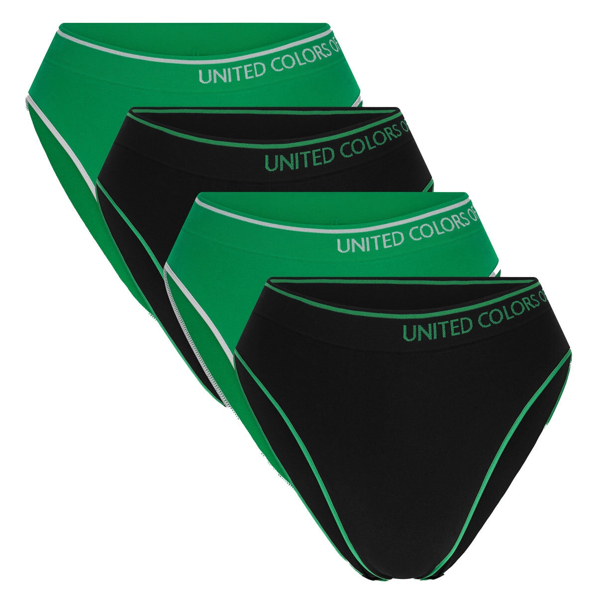 United Colors of Benetton Seamless Brief, 4 Pack