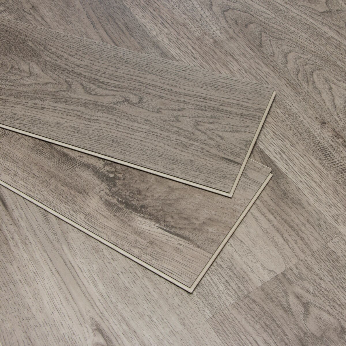 Golden Select Modern Grey Rigid Core SPC Luxury Vinyl Flooring Planks with Foam Underlay - 1.33 m² Per Pack