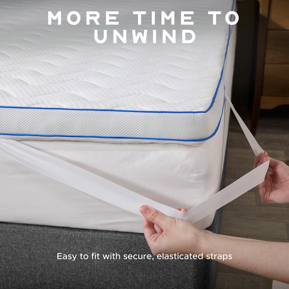 Snuggledown Luxury Memory Foam & Gel Mattress Topper in 2 Sizes