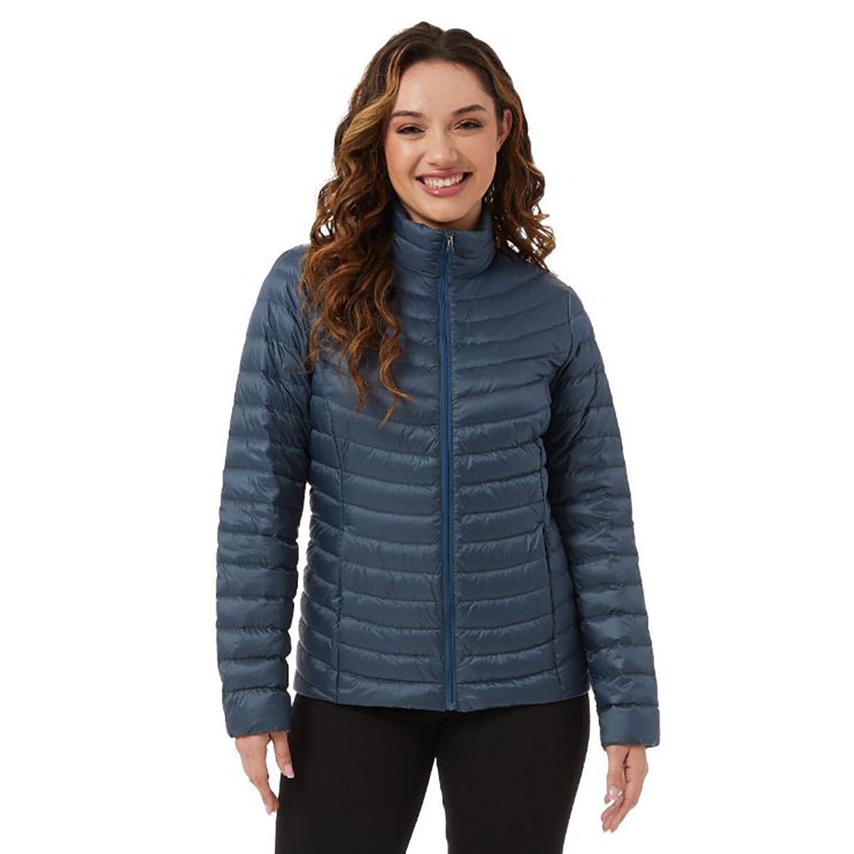 32 Degrees Ladies Down Jacket in Blue | Costco UK