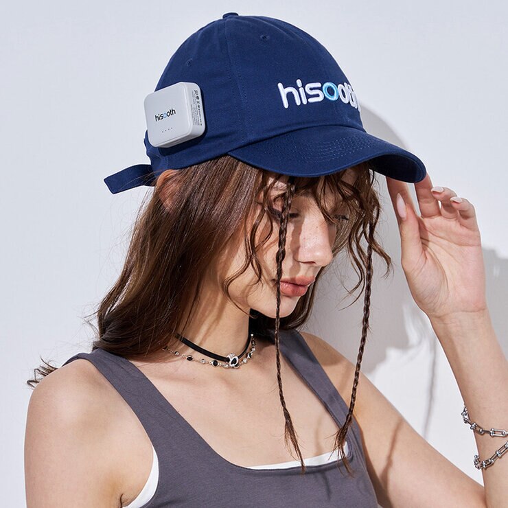 Hisooth H3 Hair Regrowth Scalp Massage Cap with LED Light in Navy Blue, size Small Hisooth H3 Hair Regrowth Scalp Massage Cap with LED Light in Navy Blue, size Small
