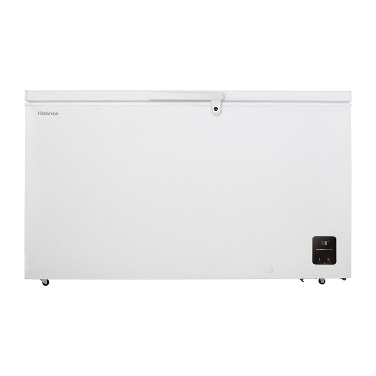 Hisense FC571D4AWLYE, 440L High Capacity Chest Freezer, E Rated in White