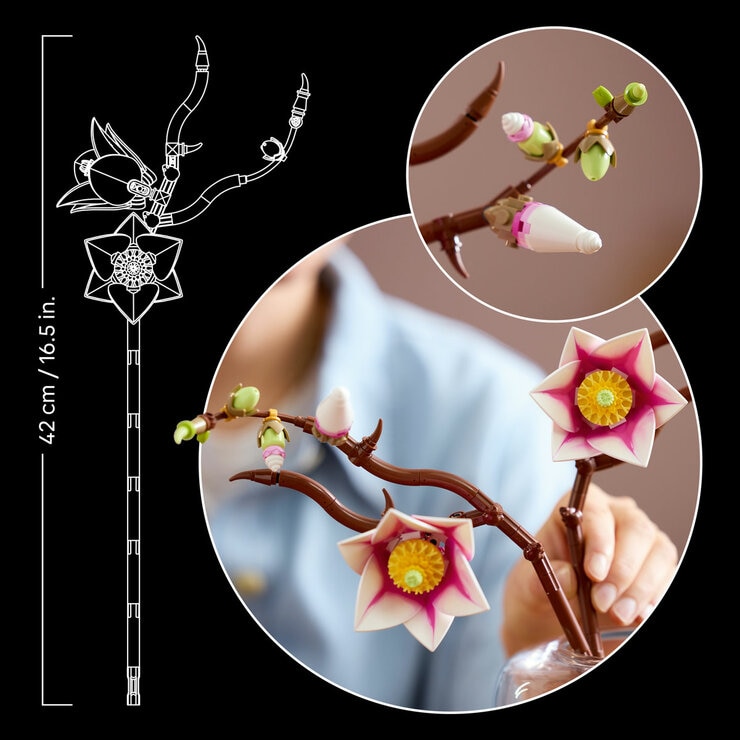 LEGO Botanicals Magnolia Branches - Model 11510 (18+ Years)